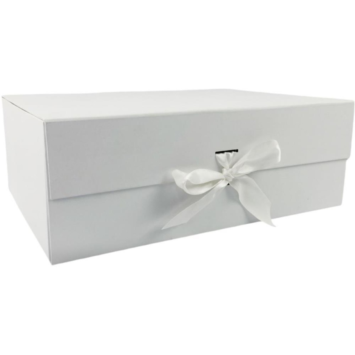 Caixa Para Presente Com Tampa Rigida Dobr. Branco 20x18x8cm