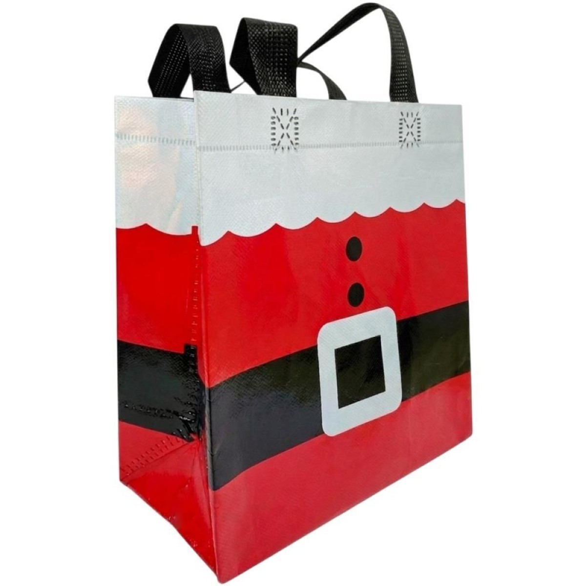 Sacola Para Presente Natal Papai Noel 22x11x23cm