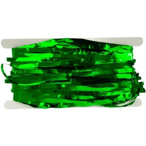 Cortina Para Decoracao Metalizada Verde Escuro 1x2m