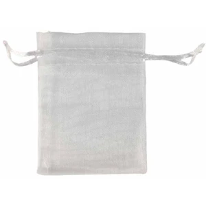 Saco De Organza Branco 07x09cm