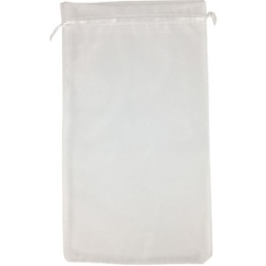 Saco De Organza Branco 20x35cm