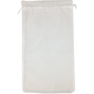 Saco De Organza Branco 20x35cm