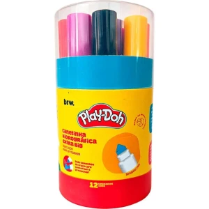 Caneta Hidrografica Jumbo Play-doh Extra Big 12cores