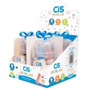 Caneta Hidrografica Cis Criatic Stamp 6 Cores
