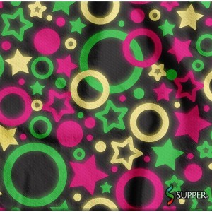 Tnt Estampado 1,40m 40g Neon Brilha Luz Negra