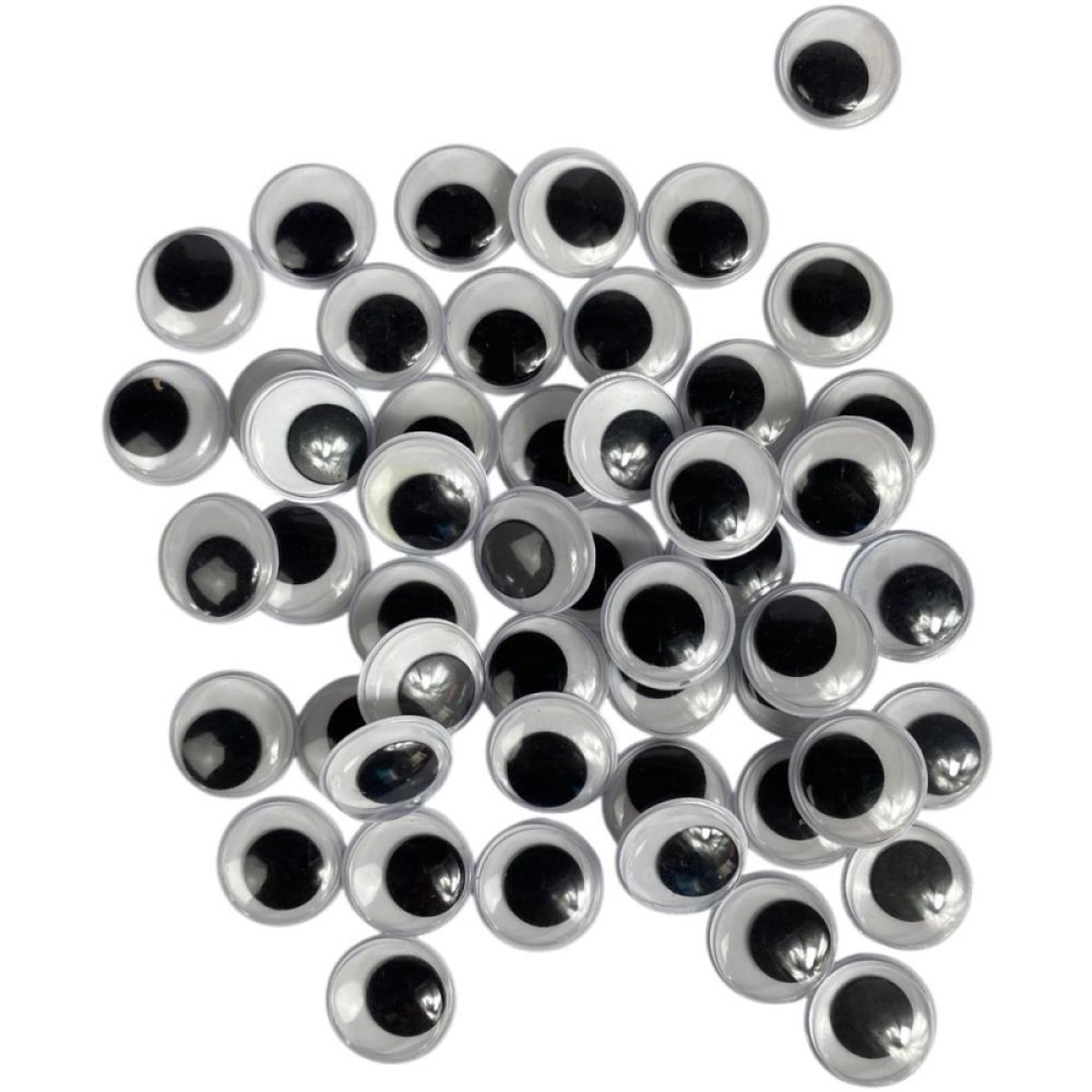Artesanato Olho Movel 15mm Preto
