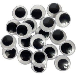 Artesanato Olho Movel 30mm Preto