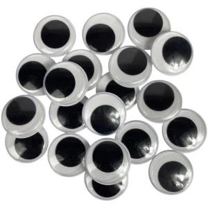 Artesanato Olho Movel 30mm Preto