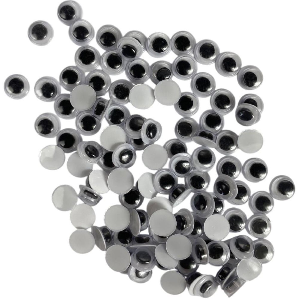 Artesanato Olho Movel 6mm Preto