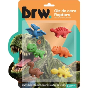 Giz De Cera Curto Raptors 6 Formatos