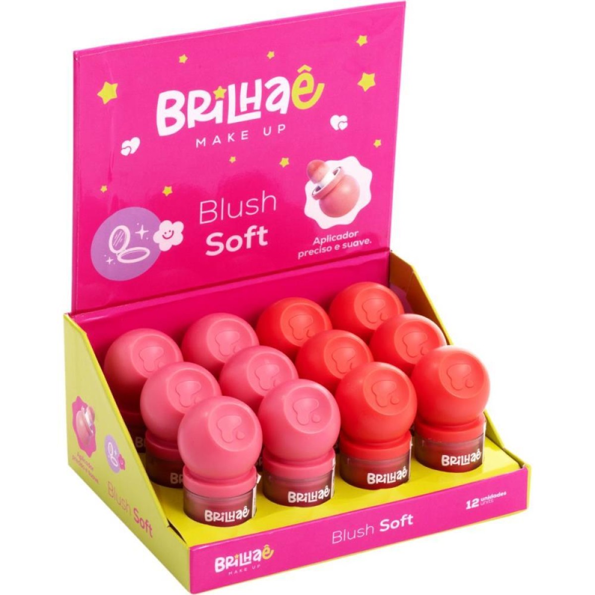 Maquiagem E Beleza Brilhae Blush C/aplicador 3,3g