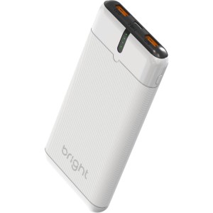 Carregador Portatil 10.000 Power Bank Branco