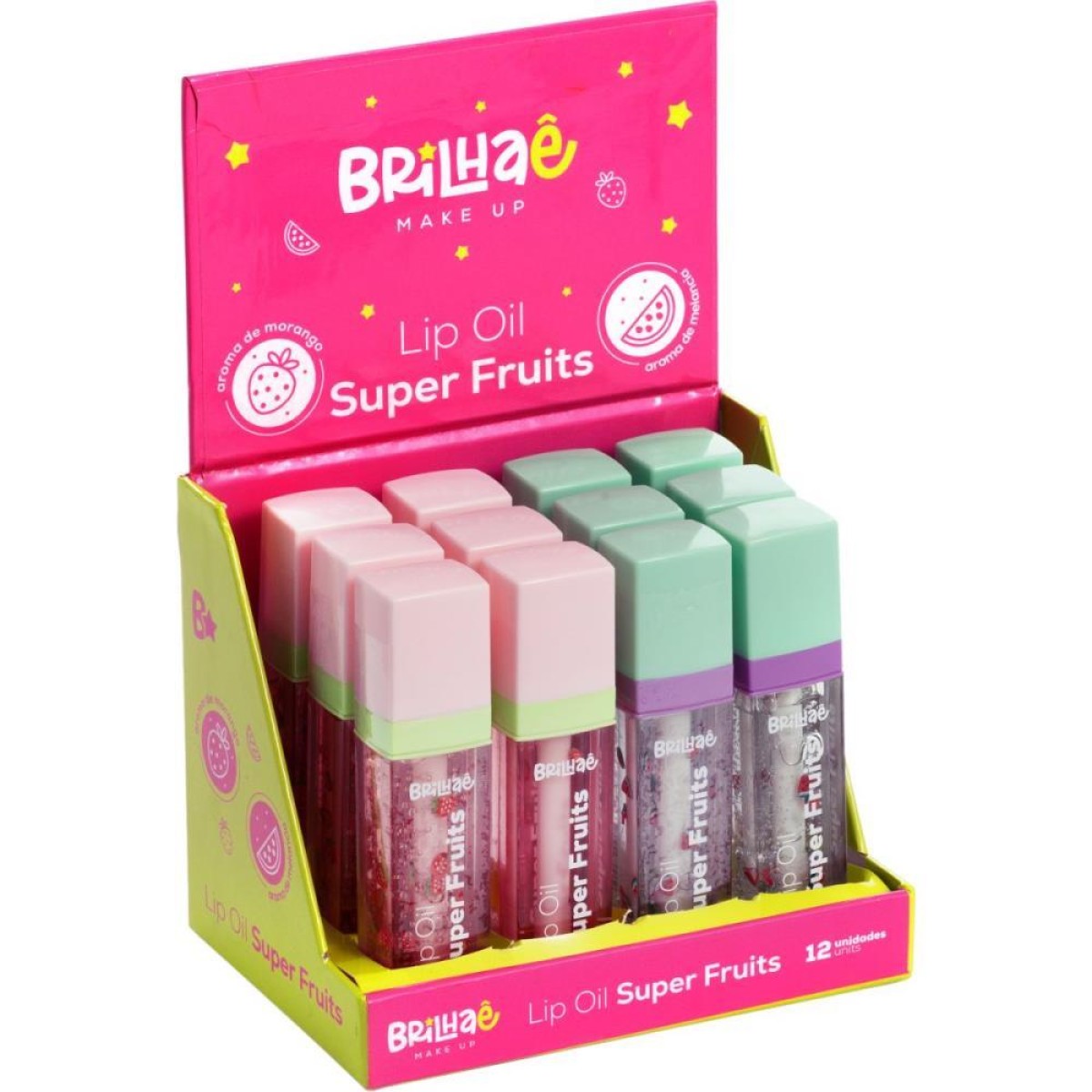 Maquiagem E Beleza Brilhae Lip Oil Fruits Aroma 9,5ml