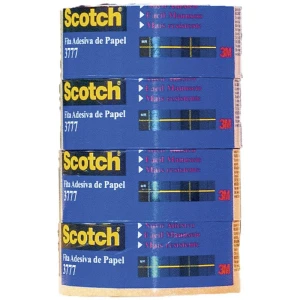Fita Para Empacotamento Papel Liso 3777 48mmx50m Marr.