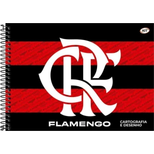 Caderno Desenho Univ Capa Dura Flamengo 80fls.