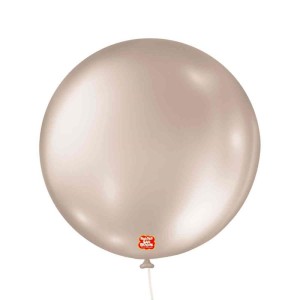 Balao 5 Liso Metalizado Azul Safira Redondo