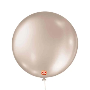 Balao 5 Liso Metalizado Azul Safira Redondo