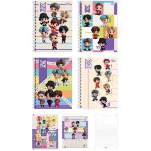 Caderno 01x1 Capa Dura Tinytan 80fls