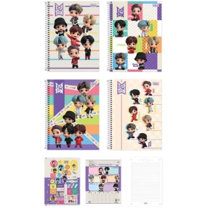 Caderno 01x1 Capa Dura Tinytan 80fls
