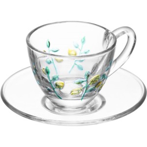 Xicara Cafe Siciliano Crist.80ml 1cj