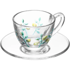 Xicara Cafe Siciliano Crist.80ml 1cj