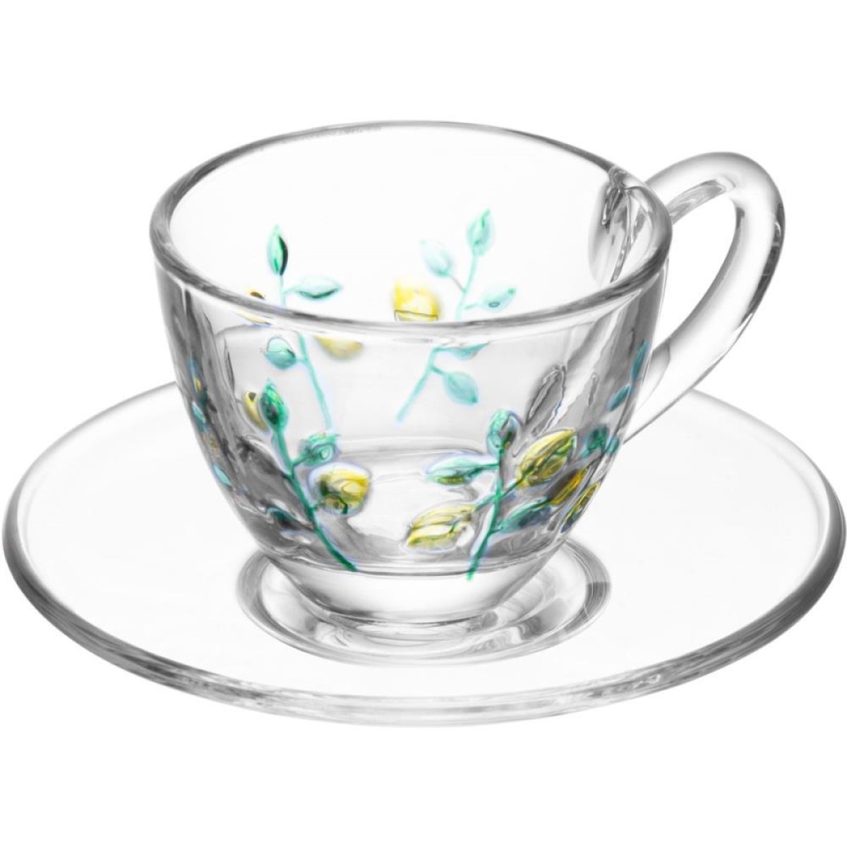 Xicara Cafe Siciliano Crist.80ml 1cj