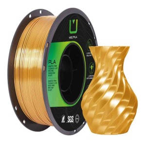 Filamento 3d Pla Silk Ouro Envelhecido 1 Kilo