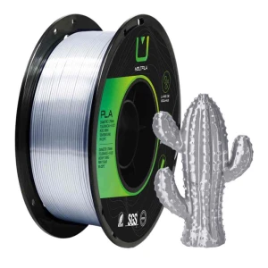 Filamento 3d Pla Silk Prata 1 Kilo