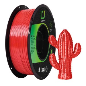 Filamento 3d Pla Silk Vermelho