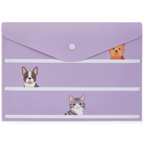 Pasta Envelope A5 Happy Lab C/ Botao