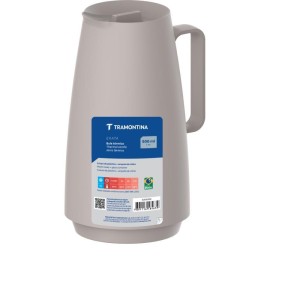 Garrafa Termica Rosca Exata 500ml Bege