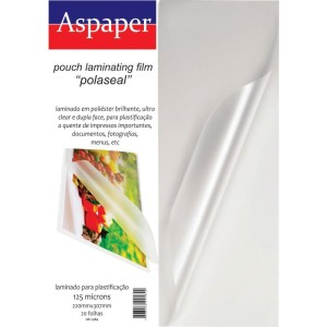 Plastico Para Plastificacao 220x307mm 125mic. 0,05
