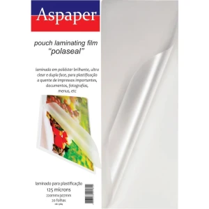 Plastico Para Plastificacao 220x307mm 125mic. 0,05
