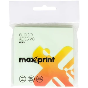 Bloco De Recado Autoadesivo 76x76cm Medio Hope Menta 100f.