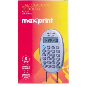 Calculadora De Bolso 8dig. C/cordao Mx-c91