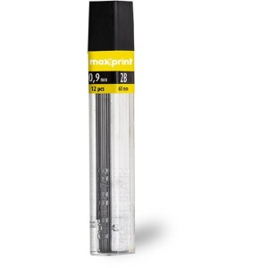Grafite 0.9mm 2b 12tubosx 12minas