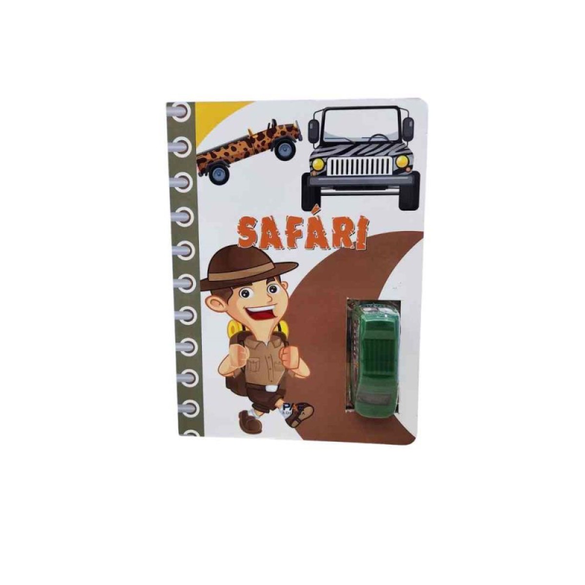 Livro Brinquedo Ilustrado Sarari Cd 22x16cm 8pag