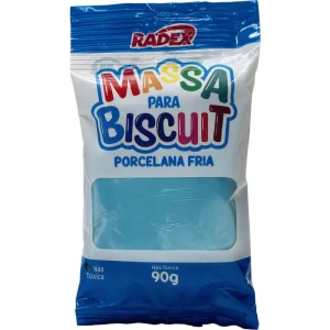 Massa De Porcelana Fria Biscuit 90g. Azul Celeste