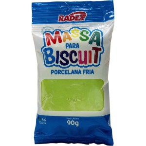 Massa De Porcelana Fria Biscuit 90g. Verde Folha