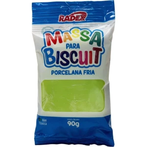 Massa De Porcelana Fria Biscuit 90g. Verde Folha