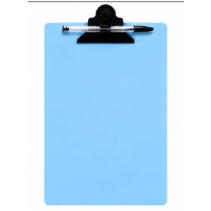 Prancheta Plastica Pranclip A4 Prend.plast.azul