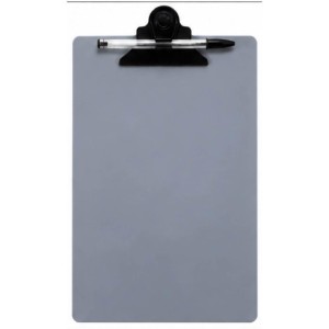 Prancheta Plastica Pranclip A4 Prend.plast.fume