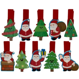 Artigo Para Decoracao Natal Miniatura Preg. Natal (s) 3,5cm