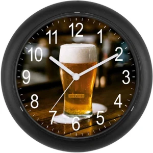 Relogio De Parede Redondo Happy Hour 24,5cm