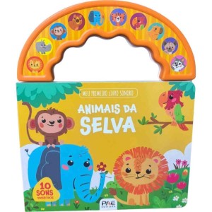 Livro Sonoro Com Alca Animas Da Selva 10p