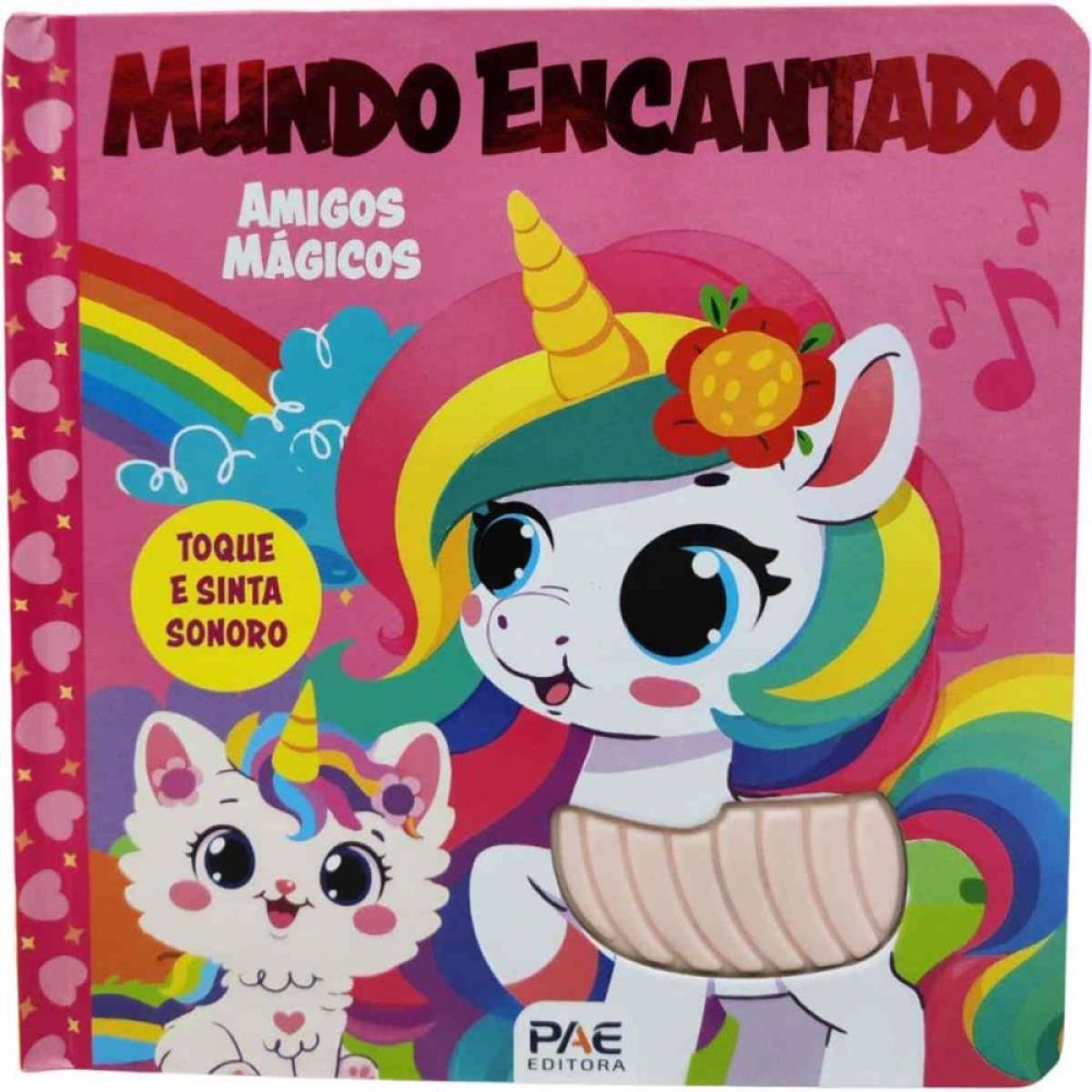 Livro Sonoro Toque E Sinta Mundo Encant.10p