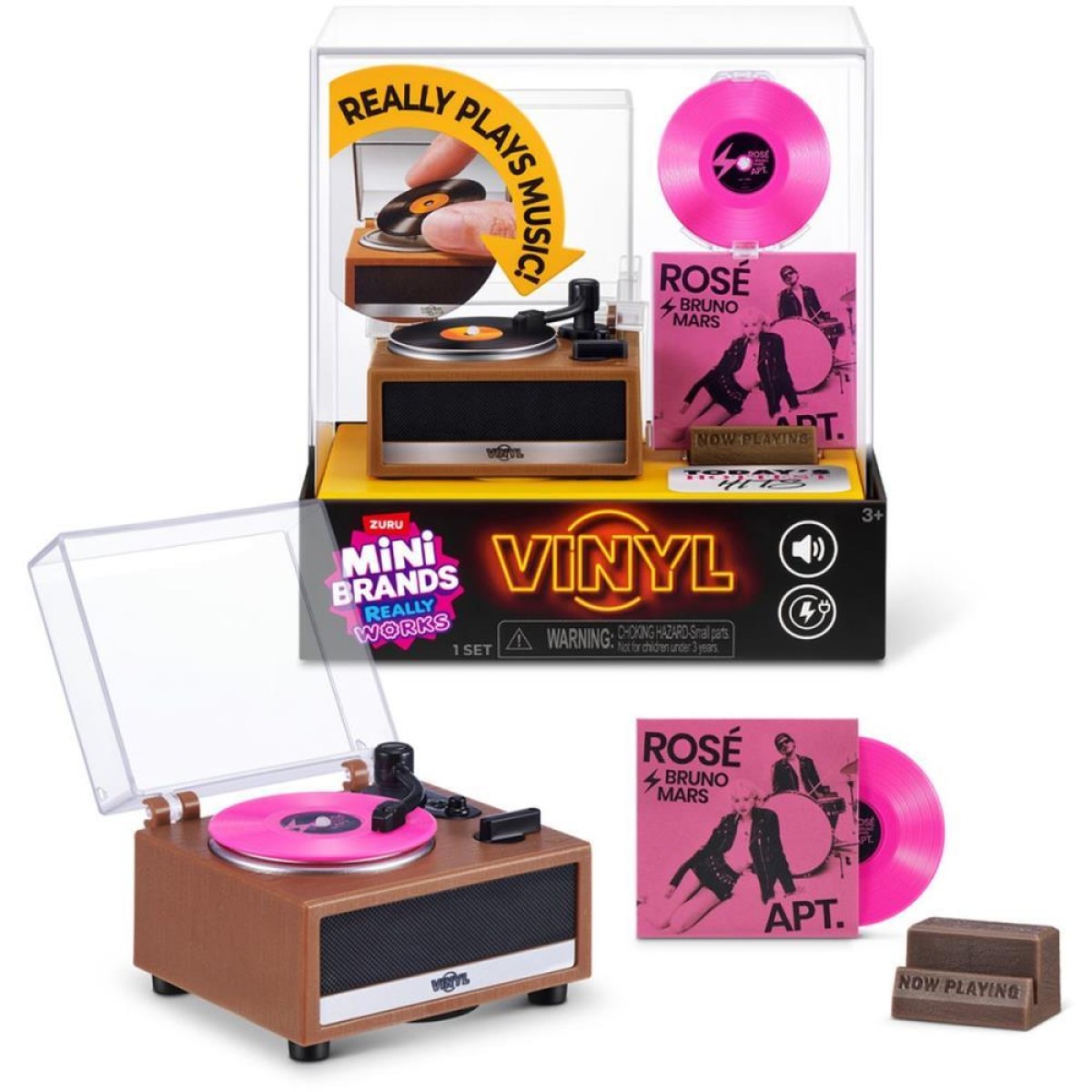 Miniatura Colecionavel Toca Discos Really Works Vinyl
