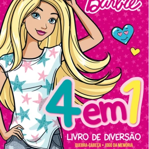 Barbie - 4 Em 1 - Livro De Diversão