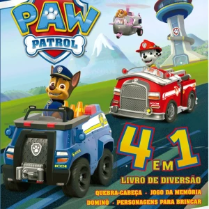 Patrulha Canina - 4 Em 1 - Livro De Diversão