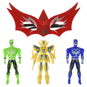 Boneco Herói Com Máscara Kit Com 3 Peças-841314-28562